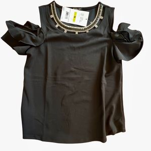 NWT BY Design embellished top.